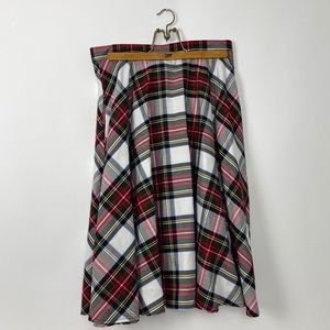 Hell Bunny Vixen tartan plaid skirt